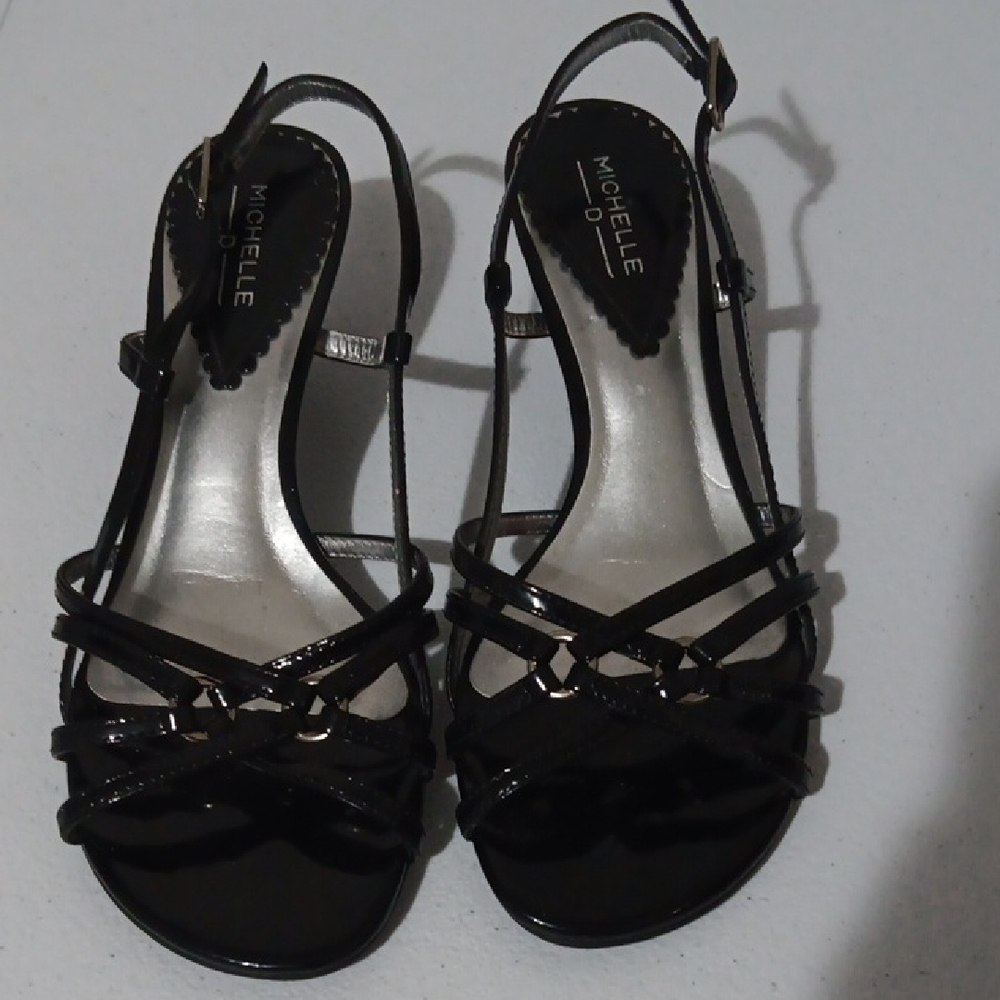 Michele Black Strappy Women's Sandals